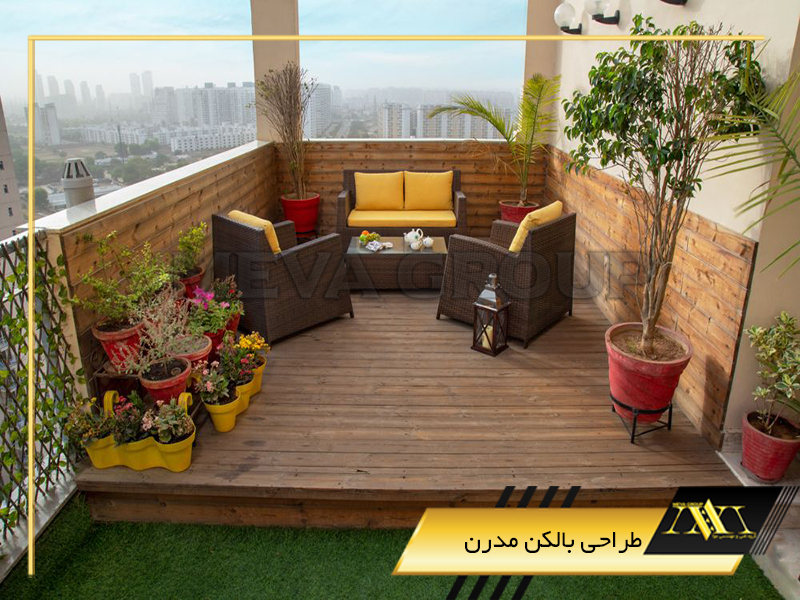 طراحی بالکن مدرن